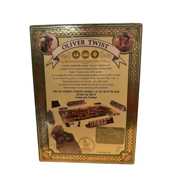 Oliver Twist Board Game by Asmodee Editions ASMPBOT01 2-4 play, 10+, 45+ mins - Picture 2 of 6